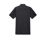 Red Kap SY60 Short Sleeve Solid Ripstop Shirt with an Open Collar - Gorvex.com