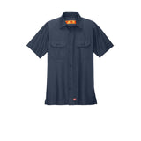 Red Kap SY60 Short Sleeve Solid Ripstop Shirt with an Open Collar - Gorvex.com