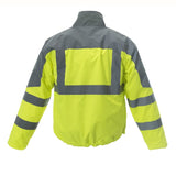 Reptyle™ Hi Vis Ripstop Windbreaker with Reflective Shoulders/Sleeves - Gorvex.com