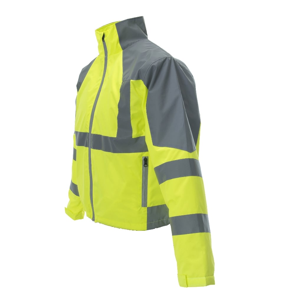 Reptyle™ Hi Vis Ripstop Windbreaker with Reflective Shoulders/Sleeves - Gorvex.com