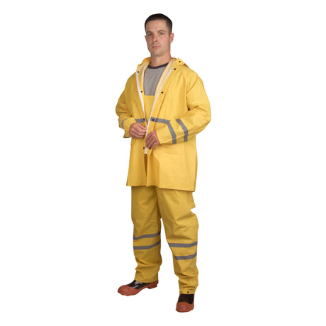 Cordova Riptide™ Three-Piece Hi Vis Rain Suit with Reflective Stripes