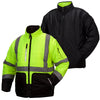 Pyramex RJR33 Series Reversible Hi-Vis Jacket with Black Bottom