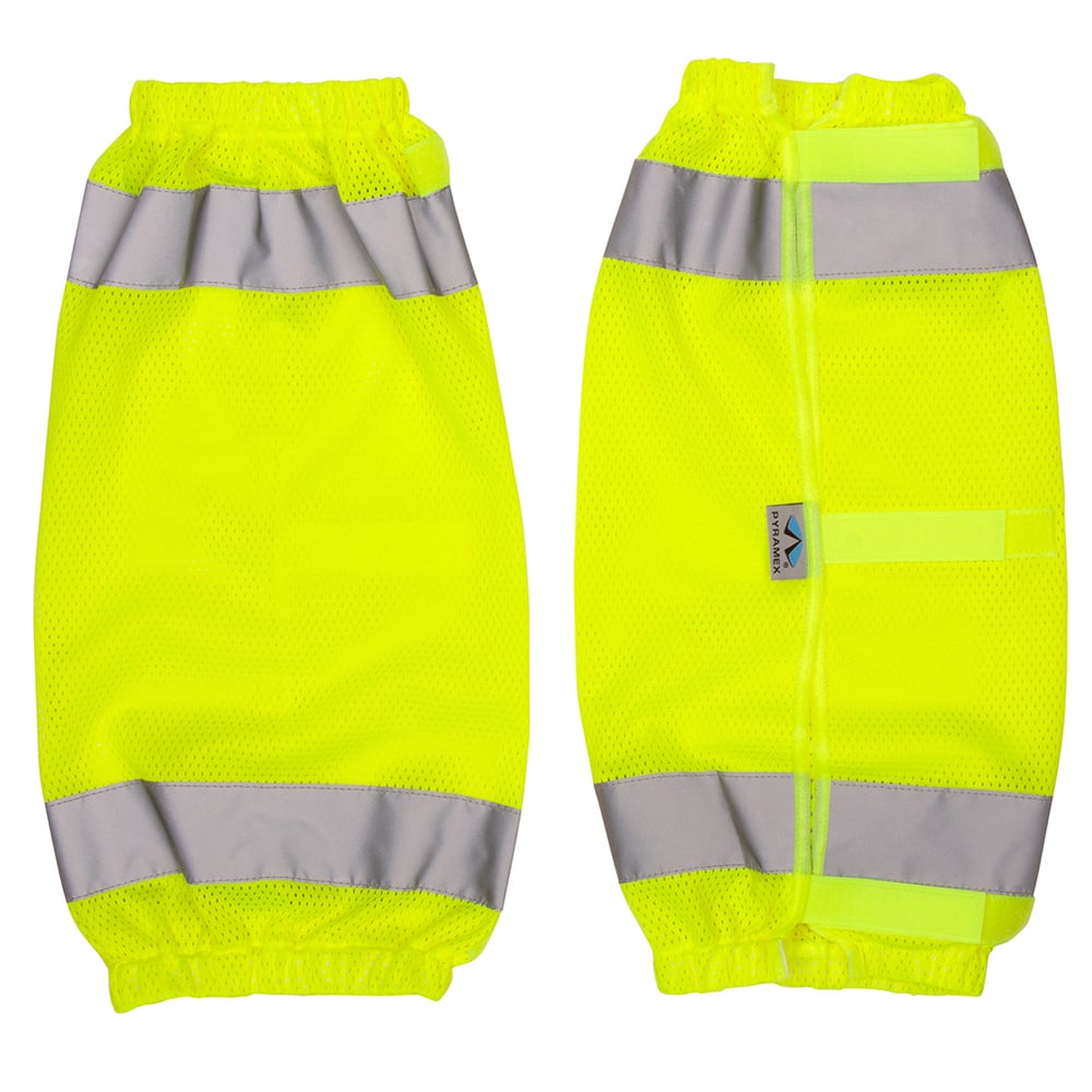 Pyramex RLG Series Non-Rated Hi Vis Leg Gaiters, 1 pair