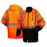 Pyramex RP31 Series Hi Vis Class 3 Parka with Detachable Hood