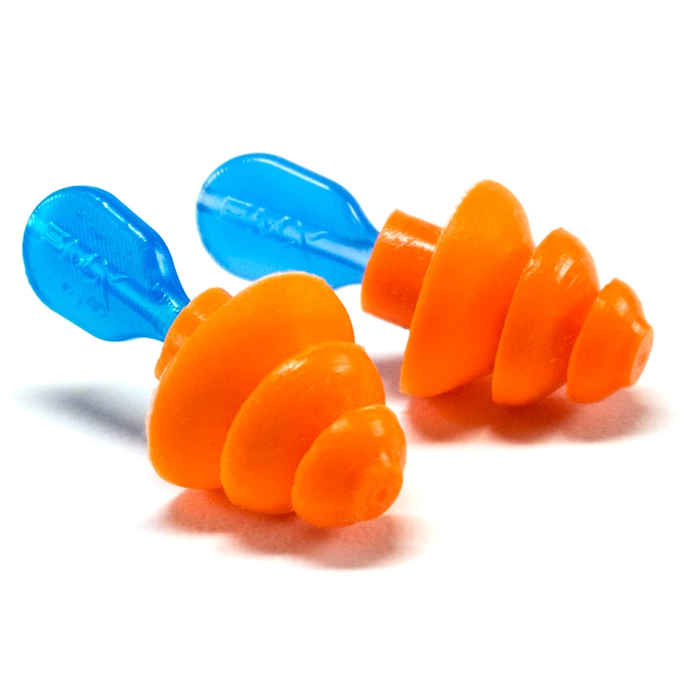 Pyramex RP400 Reusable Push-In Uncorded Earplugs, NRR 25, 1 box (50 pairs)
