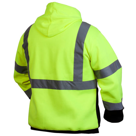 Pyramex Lumen-X Hi-Vis Lime Sweatshirt RSSH32 Series