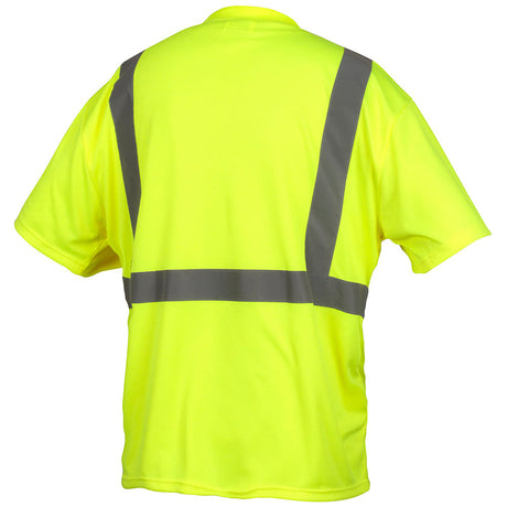 Pyramex Lumen-X Hi-Vis Lime T-Shirt, No Pocket RTS21NP Series