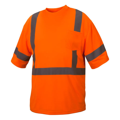 Pyramex RTS33 Series Hi Vis T-Shirt with Reflective Tape on Sleeves