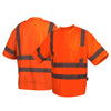 Pyramex RTS34 Class 3 Hi Vis Short Sleeved Shirt with Heat Sealed Tape