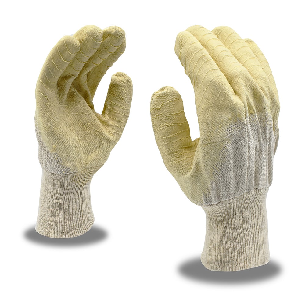 Ruffian Premium Canvas Lined Rubber Dipped Gloves, Knit Wrist, 1 dozen (12 pairs) - Gorvex.com