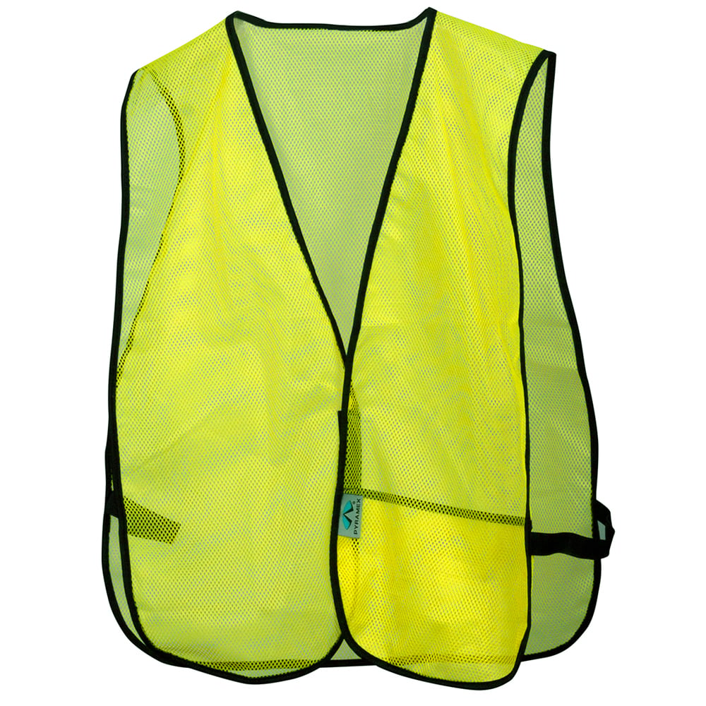 Pyramex RV Non Rated Hi Vis Mesh Vest with Hook and Loop Closure