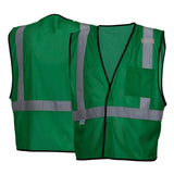 Pyramex RV12 Series Non-ANSI Color Mesh Vest with Reflective Tape