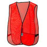 Pyramex RV Non Rated Hi Vis Mesh Vest with Hook and Loop Closure