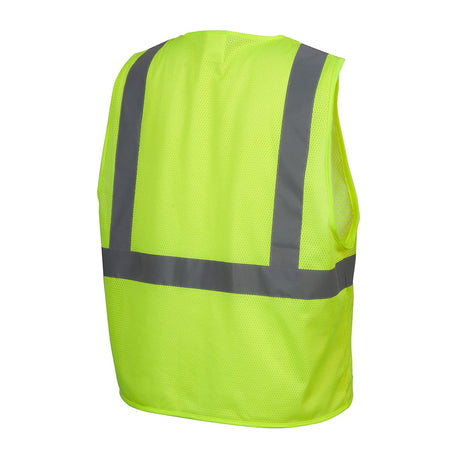 Pyramex RVHL20 Series Hi Vis 5 Pocket Vest with Hook & Loop Closure