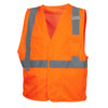 Pyramex RVHL20 Series Hi Vis 5 Pocket Vest with Hook & Loop Closure