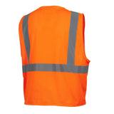 Pyramex RVHL20 Series Hi Vis 5 Pocket Vest with Hook & Loop Closure