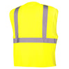 Pyramex RVHL25 Series Hi Vis Mesh Vest with Hook & Loop Closure