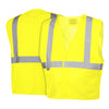 Pyramex RVHL25 Series Hi Vis Mesh Vest with Hook & Loop Closure