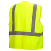 Pyramex RVHL29 Series Hi Vis Solid Vest with Hook & Loop Closure