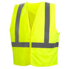 Pyramex RVHL29 Series Hi Vis Solid Vest with Hook & Loop Closure