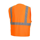 Pyramex RVHL29 Series Hi Vis Solid Vest with Hook & Loop Closure