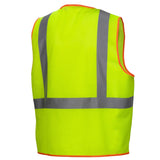 Pyramex RVHL40 Class 2 Mesh Hook & Loop Safety Vest with Contrast Trim