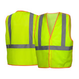 Pyramex RVHL40 Class 2 Mesh Hook & Loop Safety Vest with Contrast Trim