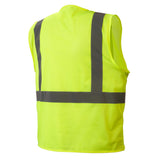 Pyramex RVHLM29 Series Hi Vis Mesh Vest with Hook & Loop Closure