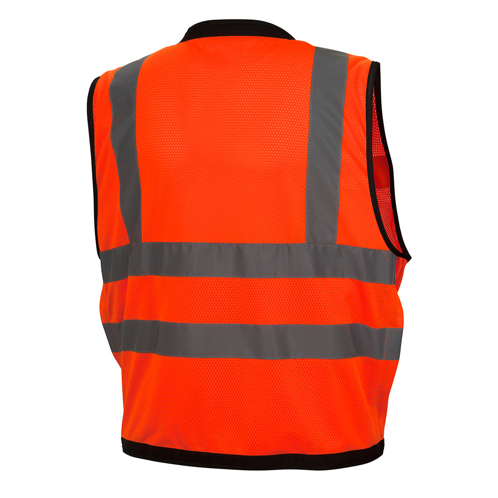 Pyramex Lumen-X Hi-Vis Vest with 5 Black Trim RVMS28 Series