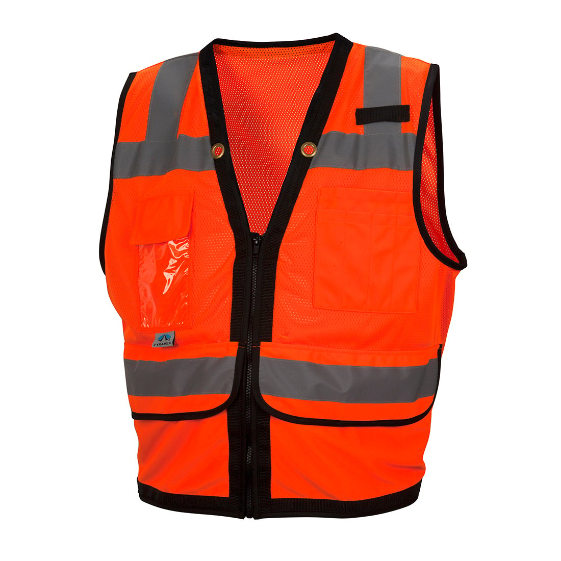 Pyramex Lumen-X Hi-Vis Vest with 5 Black Trim RVMS28 Series