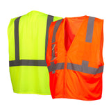 Pyramex RVZ21CP Series Class 2 Economy Vest with Clear Front Pocket