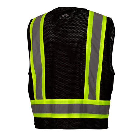 Pyramex RVZ24CP Class 2 Hi Vis Surveyor Vest with Clear Front Pocket