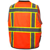 Pyramex RVZ44B Series Hi-Vis Vest with Black Bottom