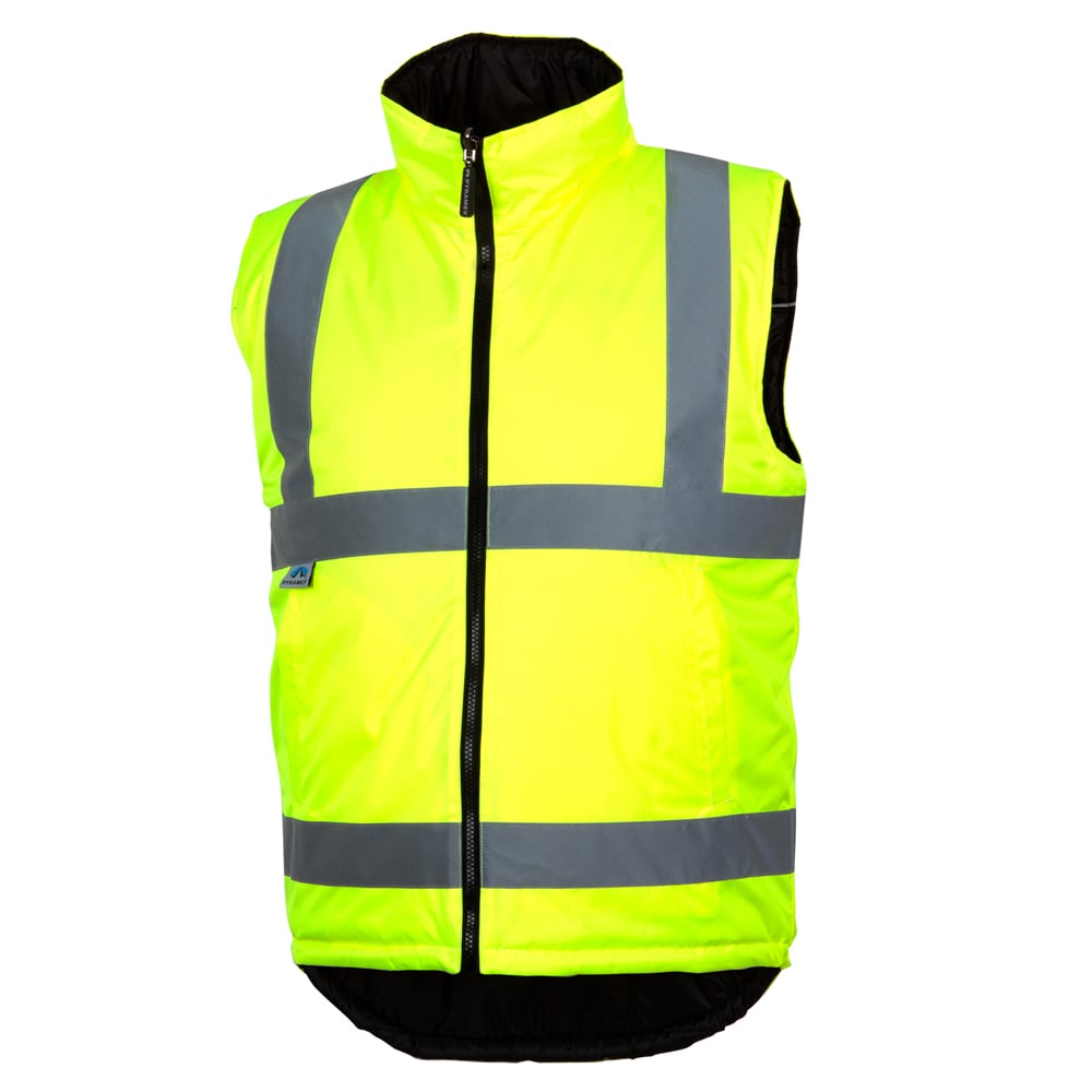 Pyramex RWVZ45 Series Class 2 Reversible Winter Vest with Tapered Back