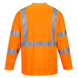 Portwest S191 Series Hi Vis Long-Sleeved T-Shirt with Chest Pocket