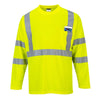 Portwest S191 Series Hi Vis Long-Sleeved T-Shirt with Chest Pocket