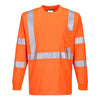 Portwest S192 Series Hi Vis Long-Sleeved T-Shirt with Ribbed Cuff