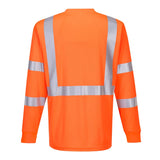 Portwest S192 Series Hi Vis Long-Sleeved T-Shirt with Ribbed Cuff