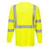 Portwest S192 Series Hi Vis Long-Sleeved T-Shirt with Ribbed Cuff