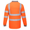 Portwest S277 Series Hi Vis Long-Sleeved Polo Shirt with Knitted Cuffs