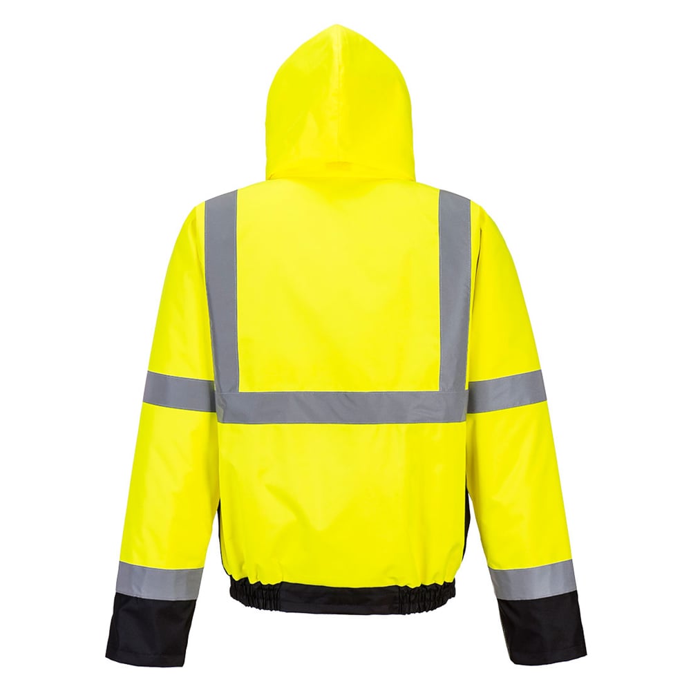 Portwest US363 Series Hi Vis Two-Tone Bomber Jacket with Ribbed Cuffs