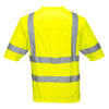 Portwest S397 Series Class 3 Mesh Panel T-Shirt with Mesh Panels