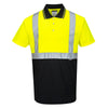 Portwest S479 Series Hi Vis Two-Tone Polo Shirt with Contrast Panel