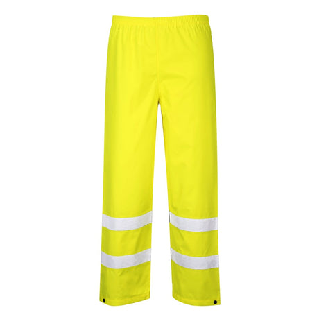 Portwest S480 Series Hi Vis Traffic Pants with Stud Adjustable Hems