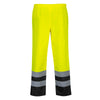 Portwest S486 Hi Vis Two-Tone Traffic Pants with Side Pass Pockets