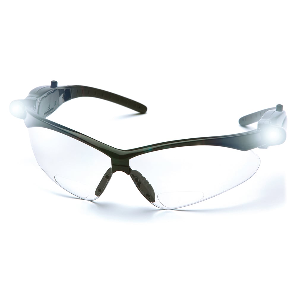 Pyramex PMXTREME Readers Safety Glasses with LED Temples, 1 pair