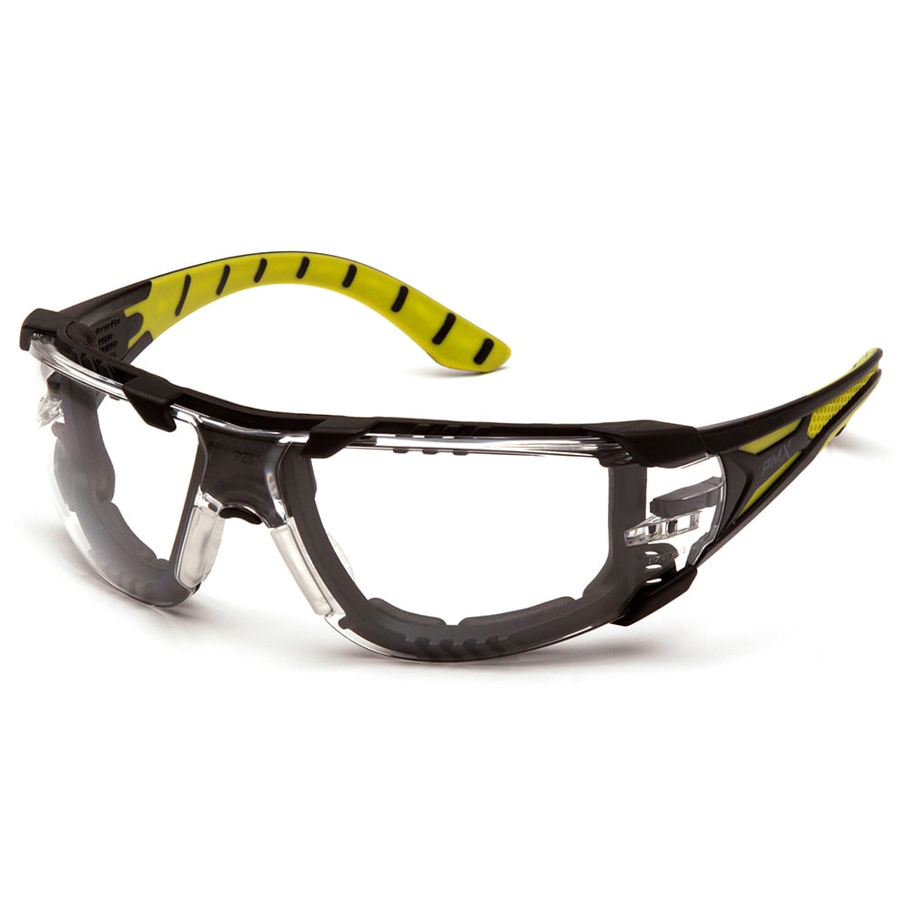 Pyramex Endeavor Plus Safety Glasses with Foam Padding, 1 pair