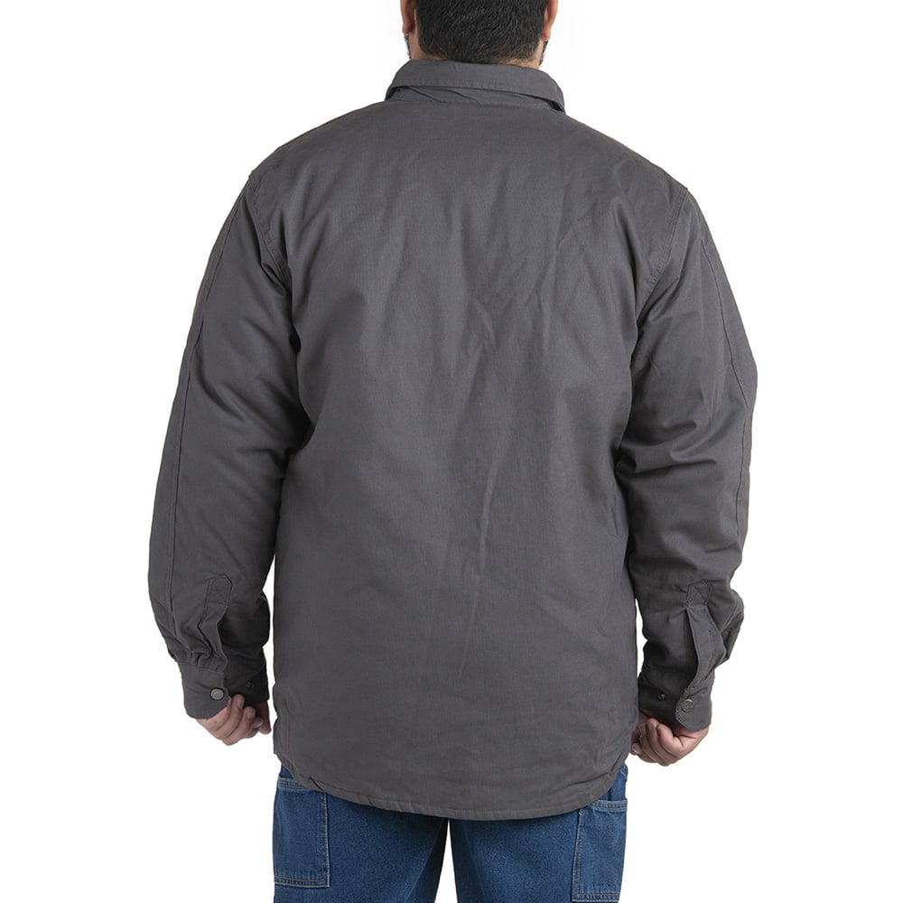 Berne SH67 Men's Caster Shirt Jacket with Snap Front Closure