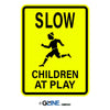 Slow Children at Play - School Zone Sign, 24x18, Aluminum EGP - Gorvex.com