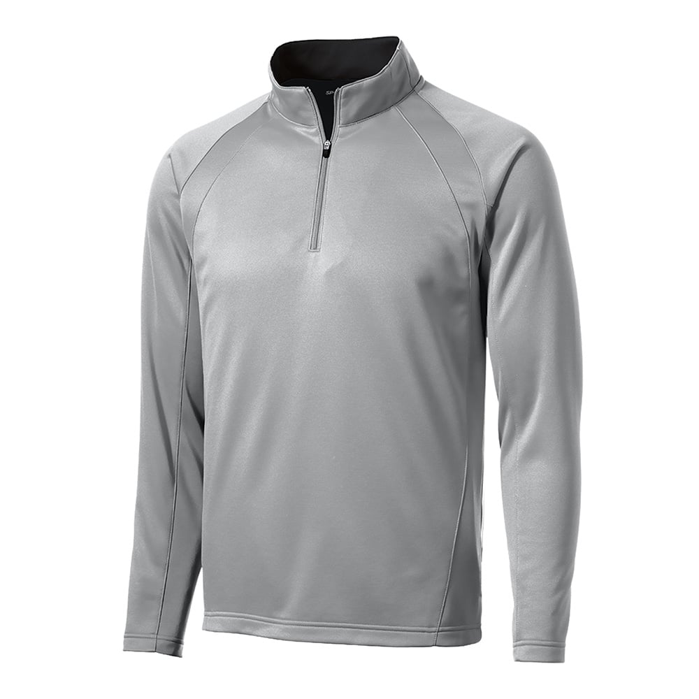 Sport - Tek F243 Sport - Wick Fleece 1/4 - Zip Pullover with Contrast Collar - Gorvex.com